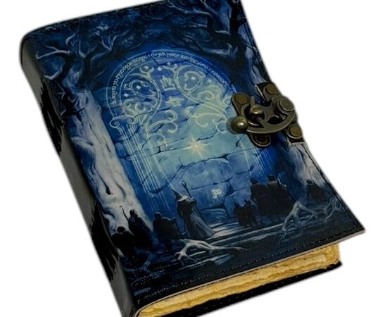 Door of Durin leather journal